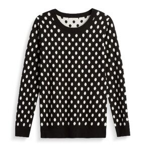 41 Hawthorn Black & Cream Polkadot Sweater